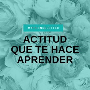 Actitud para aprender