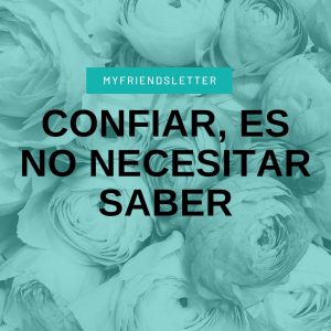 Confiar es no necesitar